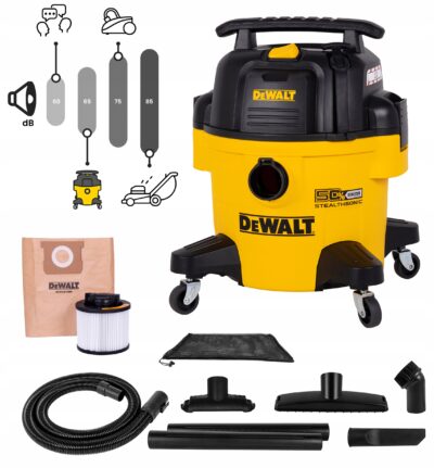 Odkurzacz sucho/mokro Stealthsonic 23 l cichy Dewalt