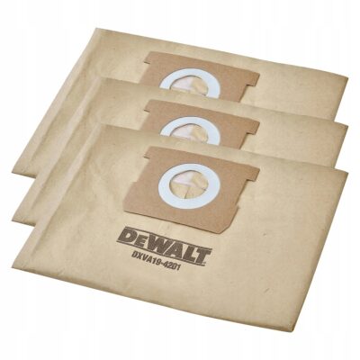Worki do odkurzaczy Dewalt 20-30 l, 3 sztuki