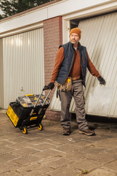 Wózek aluminiowy składany 70kg (FT501 do kosza FT505) STANLEY 9