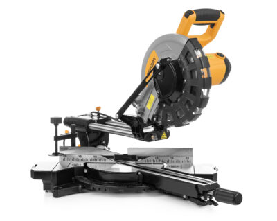 Pilarka ukosowa 2000 W, 254 mm, laser, posuw 3