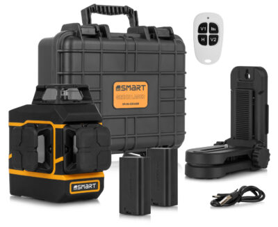 Laser płaszczyznowy 3x360, 40m, zielony pilot, bluetooth