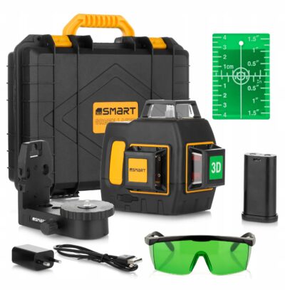 Laser płaszczyznowy 3x360° 40XL, zielony, 40 m, zestaw w walizce 3