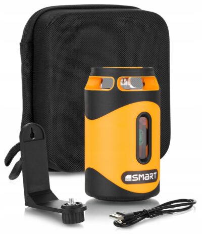 Laser krzyżowo-płaszczyznowy 360°+pion, BOX, zielony, 30m, etui, zestaw