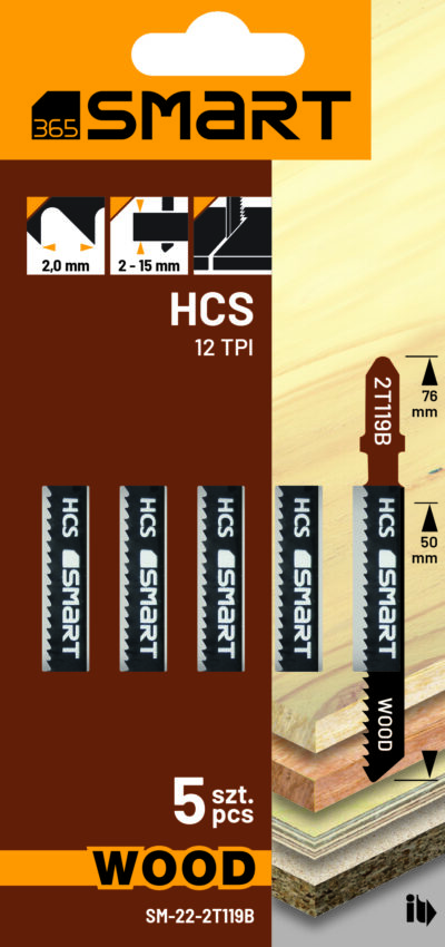 Brzeszczot do wyrzynarki HCS 12TPI, basic WOOD /5 szt./ 4 Brzeszczot do wyrzynarki HCS 12TPI, basic WOOD /5 szt./ 3