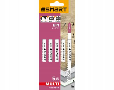 Brzeszczot do wyrzynarki BIM 10/5TPI MULTI /5 szt./