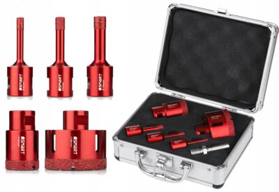 Komplet otwornic diamentowych do gresu 6-68mm M14 [6cz.]