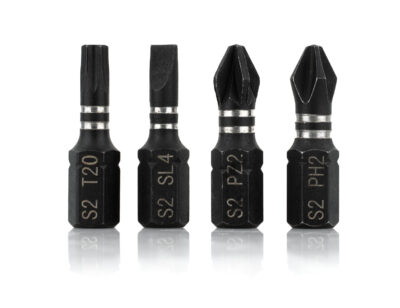 Komplet bitów udarowych PH, PZ, TX, SL+ adapter [15cz.]