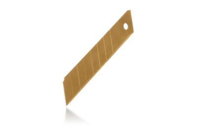 Ostrza łamane 18 mm, stal SK5, powłoka TIN, 10 szt. 5