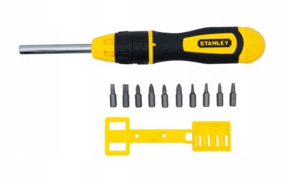 Wkrętak multibit zgrzechotka + 10 końcówek