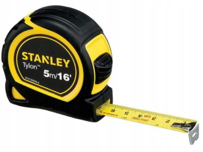 Miara stanley tylon 5 m / 16" x 19 mm ob. z tworzywa - luz